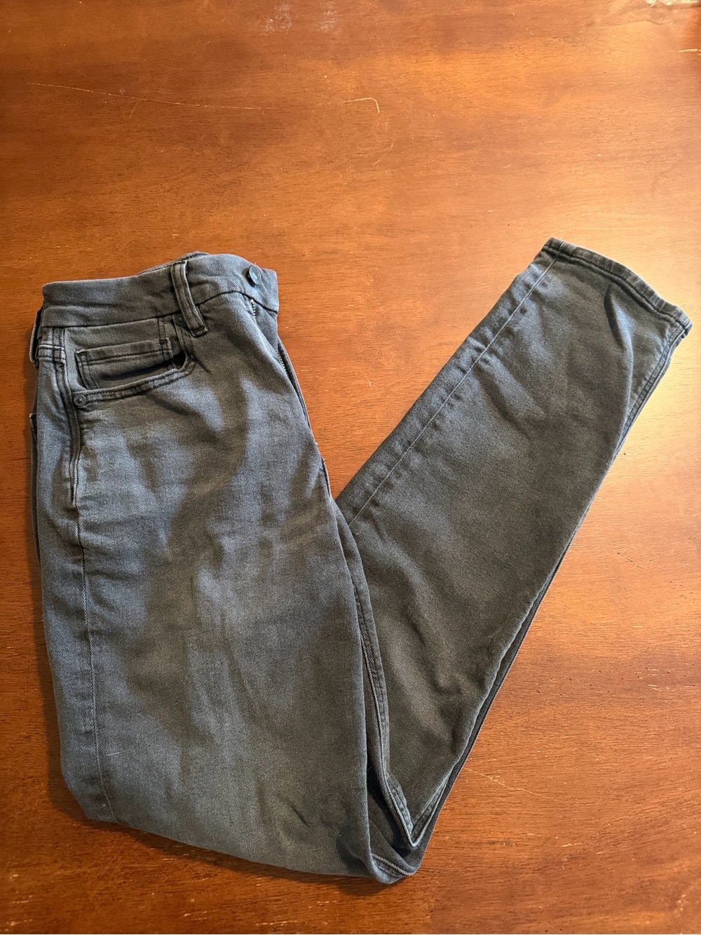 American Eagle Outfitters Straight Leg Jeans - Dark Blue